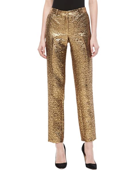 michael kors pants foil|Michael Kors pantsuit.